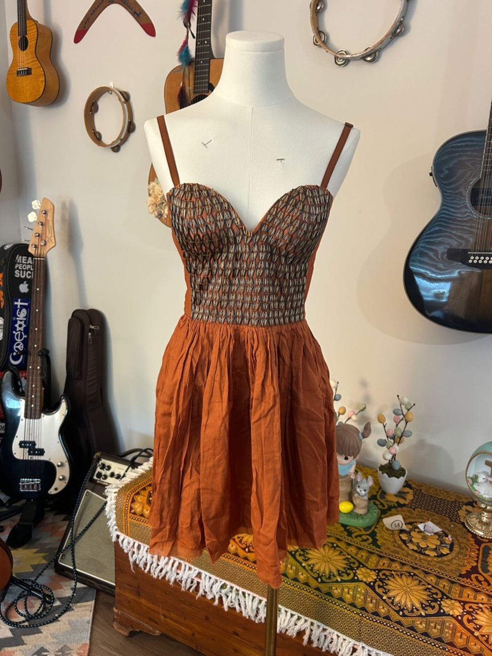 Free People x One Teaspoon Vanity Fair Dress Size 6 US (10 AU)